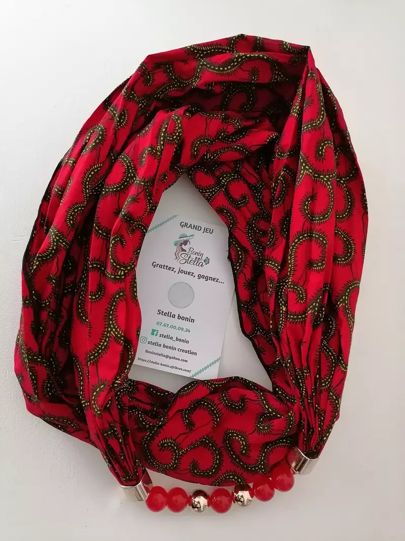 Foulard bijoux écharpe " Sofia"