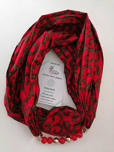 Foulard bijoux écharpe " Sofia"