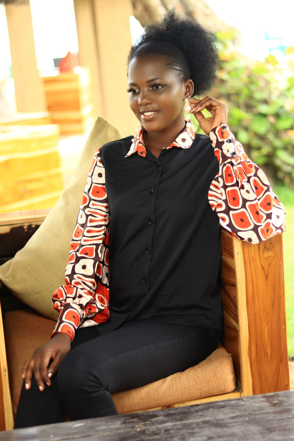 Chemise en soie "Sawa"