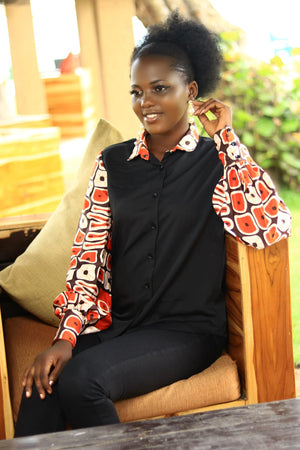 Chemise en soie "Sawa"