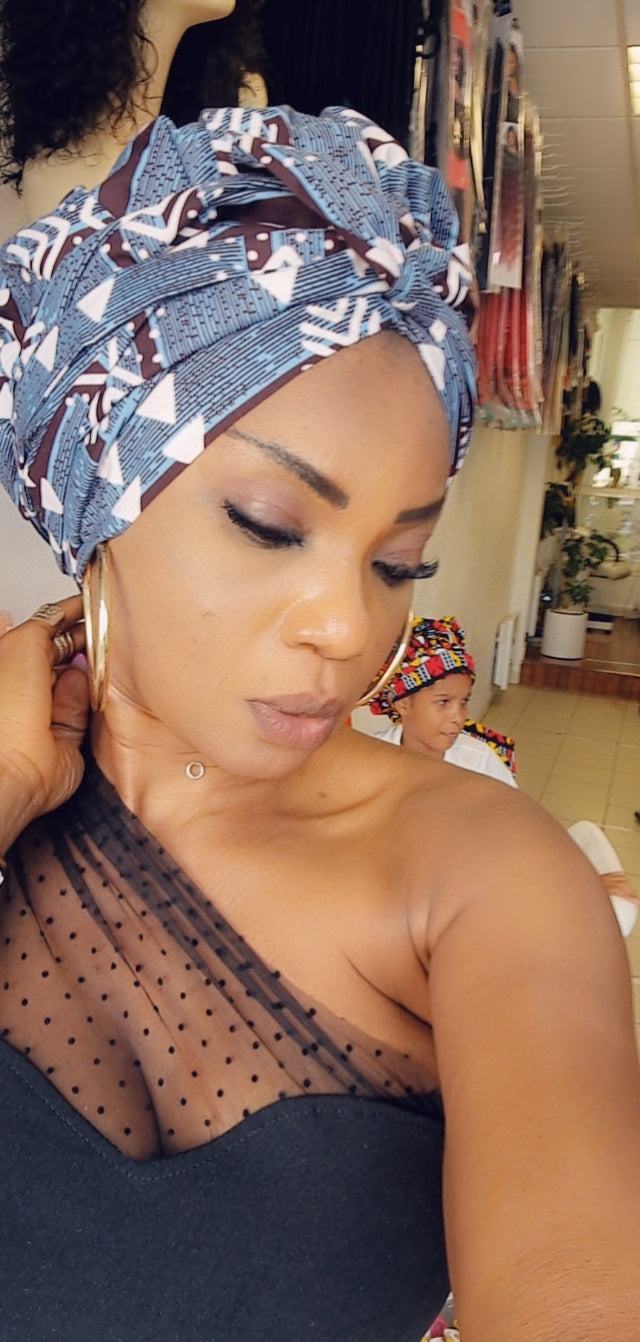 Foulard Bonnet wax "Fatou"