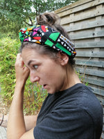 Headband bandeau wax et soie