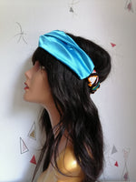 Headband bandeau wax et soie