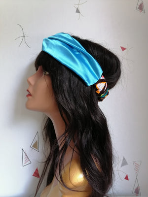 Headband bandeau wax et soie