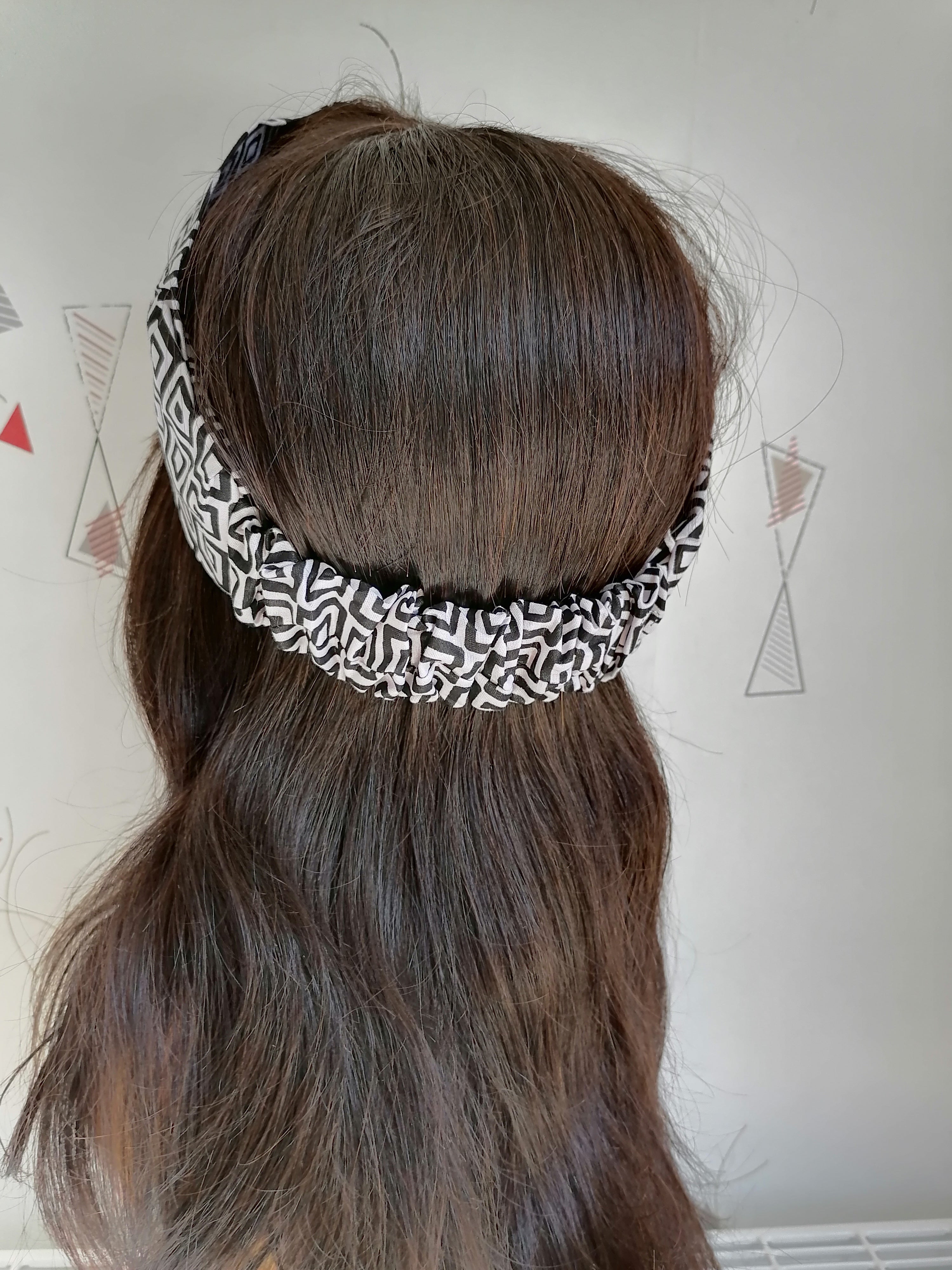 Headband bandeau wax et soie