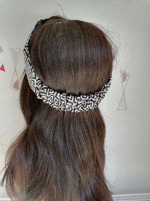 Headband bandeau wax et soie