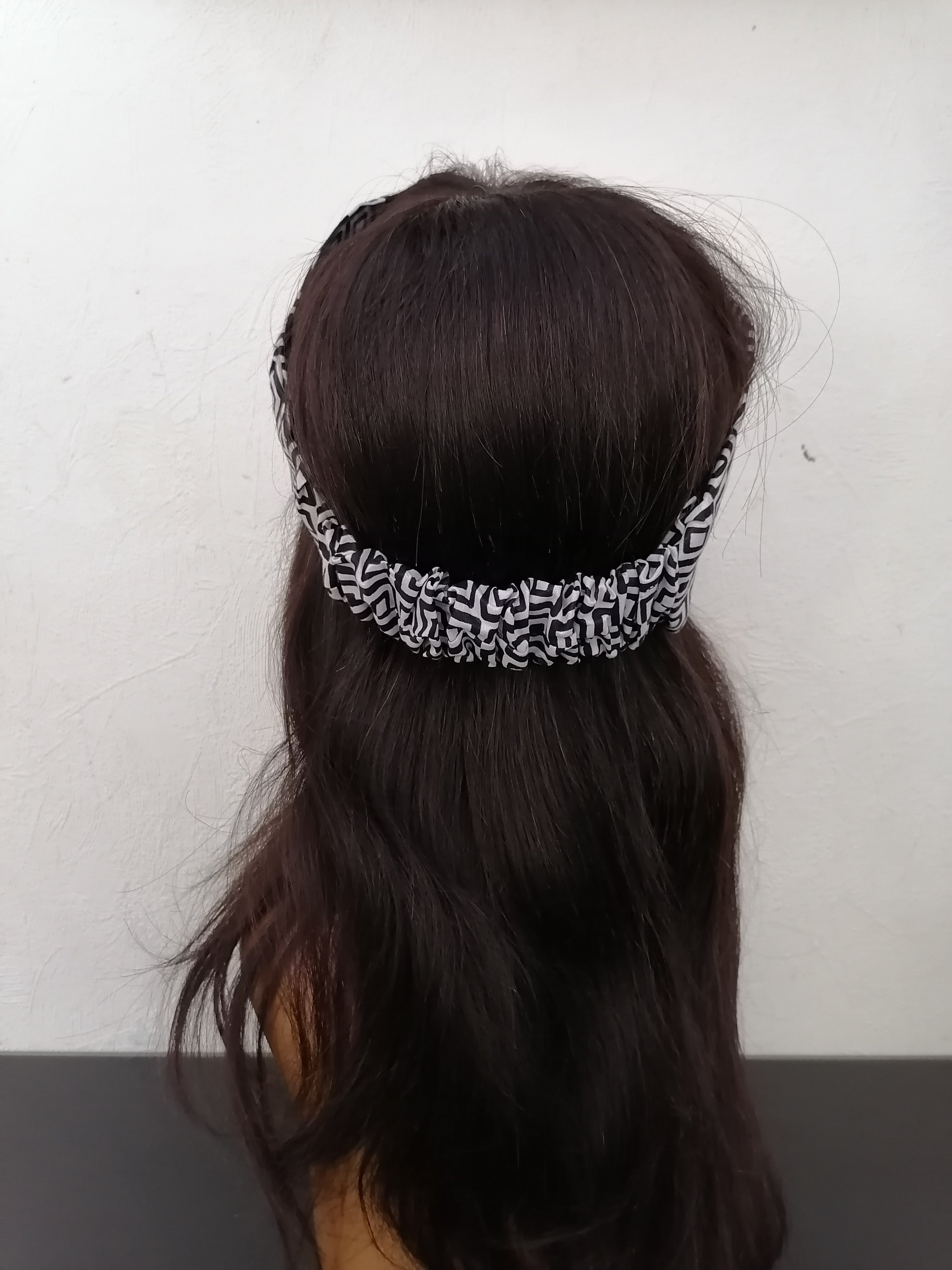Headband bandeau wax et soie