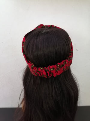 Headband bandeau wax et soie