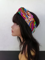 Headband bandeau wax et soie