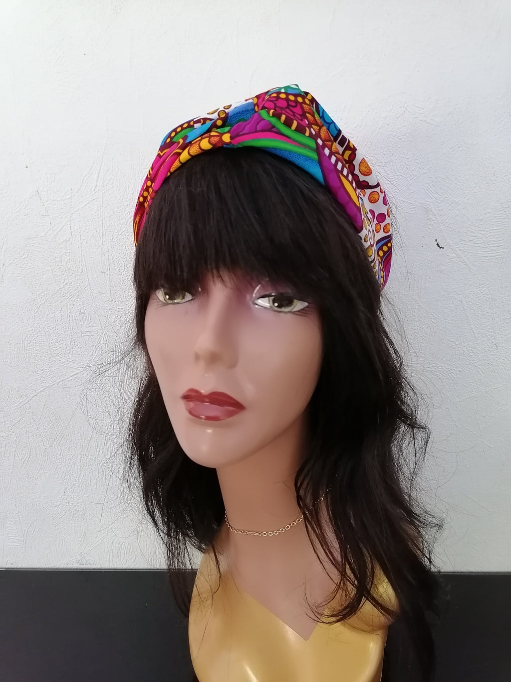 Headband bandeau wax et soie